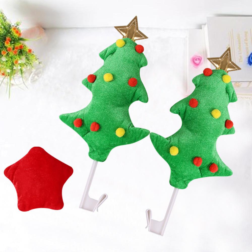 European And Stylish American Christmas Tree Ornaments For Cars With Candy Cane Design