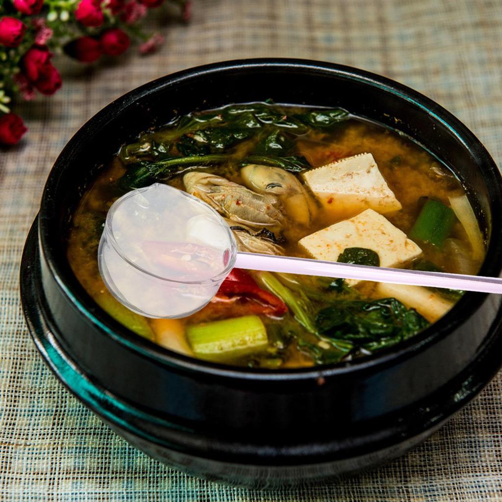 Creative Glass Spoon Long Handle for Mixing and Serving Temperature Resistant Spoon Ideal for Latte Cappuccino Hot Chocolate