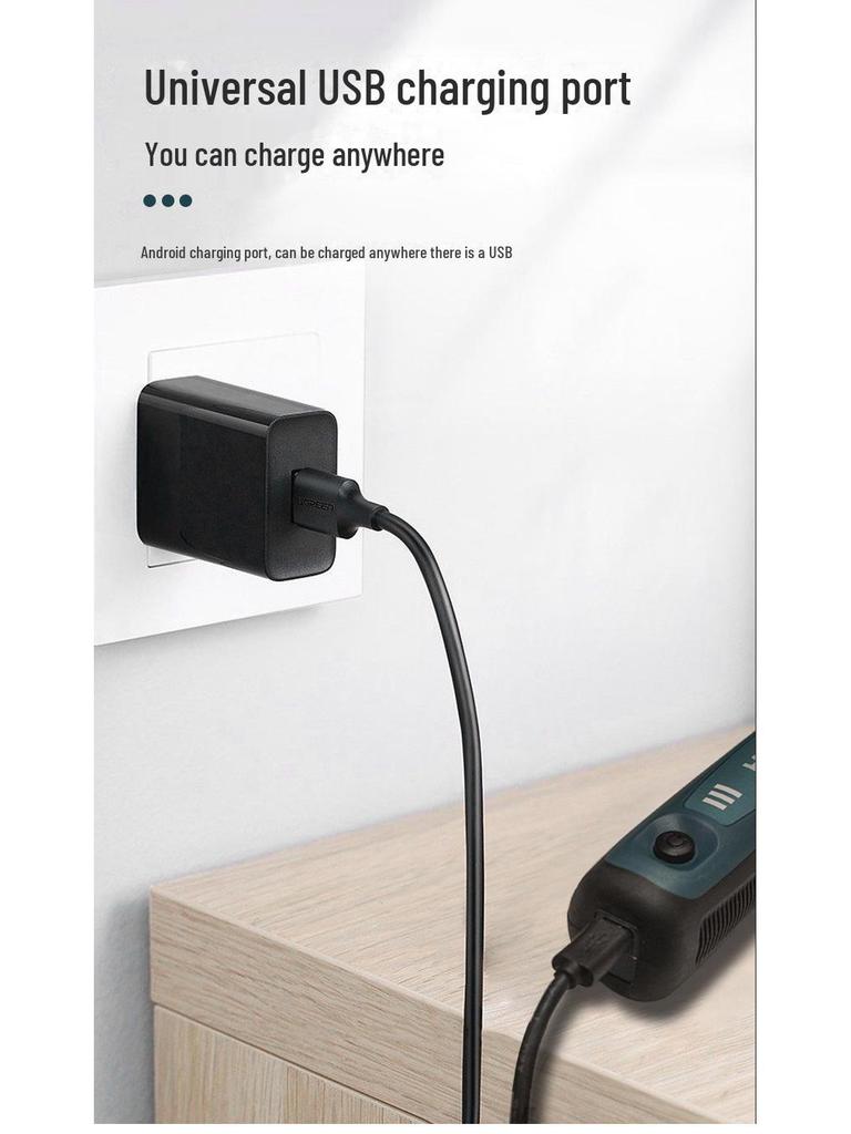 Wiederaufladbares elektrisches Schleiferset für Jadeschnitzerei - Mini-Schleifstift und Farbkarton.