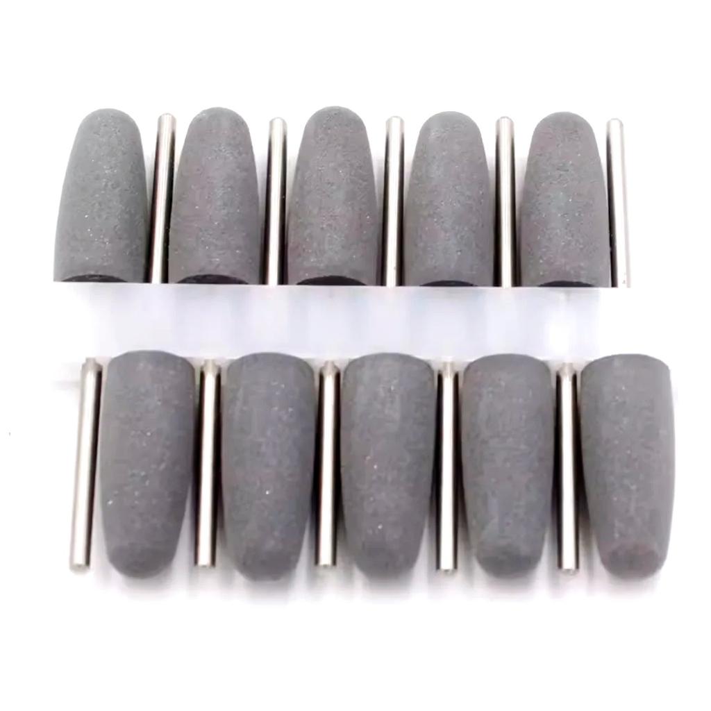 10Pcs Silicone Dental Polishing Heads Tooth Drill Bits For Dental Grinders Smoothing Tooth Surfaces Dentist Tools Nail Polishing
