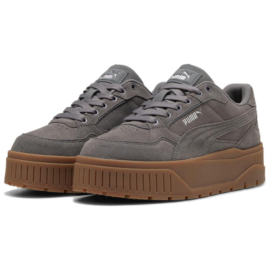 Puma Karmen II Idol Plateau Damen Cool Dunkelgrau Niedrig geschnitten Lifestyle Sneaker 397462-03