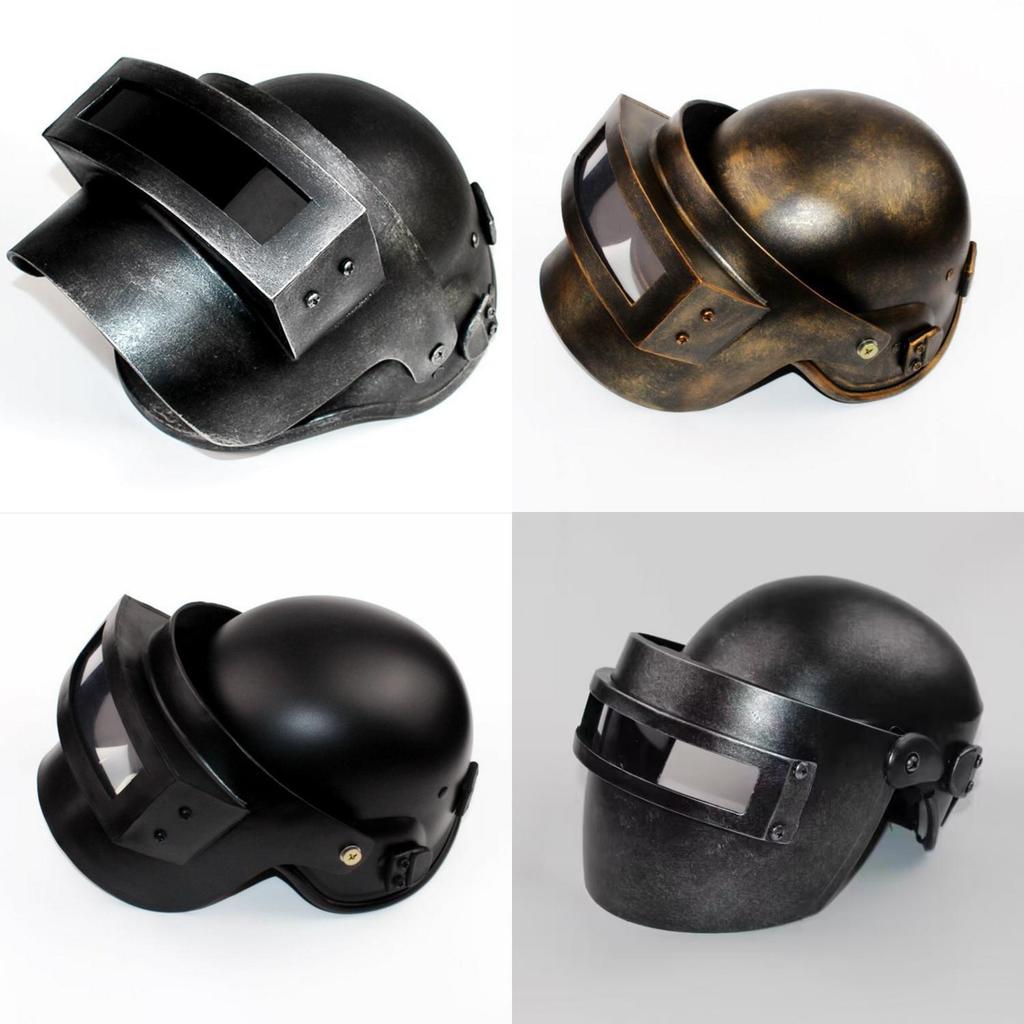 Premium Game Mask For Adult Role Play Featuring Silvery Chicken Dinner Helmet Design