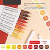 Acrylfarbe Marker Set 9 Stück 9 Farben Direkte Flüssigkeit Schnell Trocknend Wasserdicht für DIY Outdoor Graffiti Innen Heimdekoration Basteln