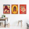 The Lucky Hand Animal Matchbox Print Wall Art Vintage Japan Canvas Poster Deer Cats Lion Cicada Painting Picture Home Room Decor