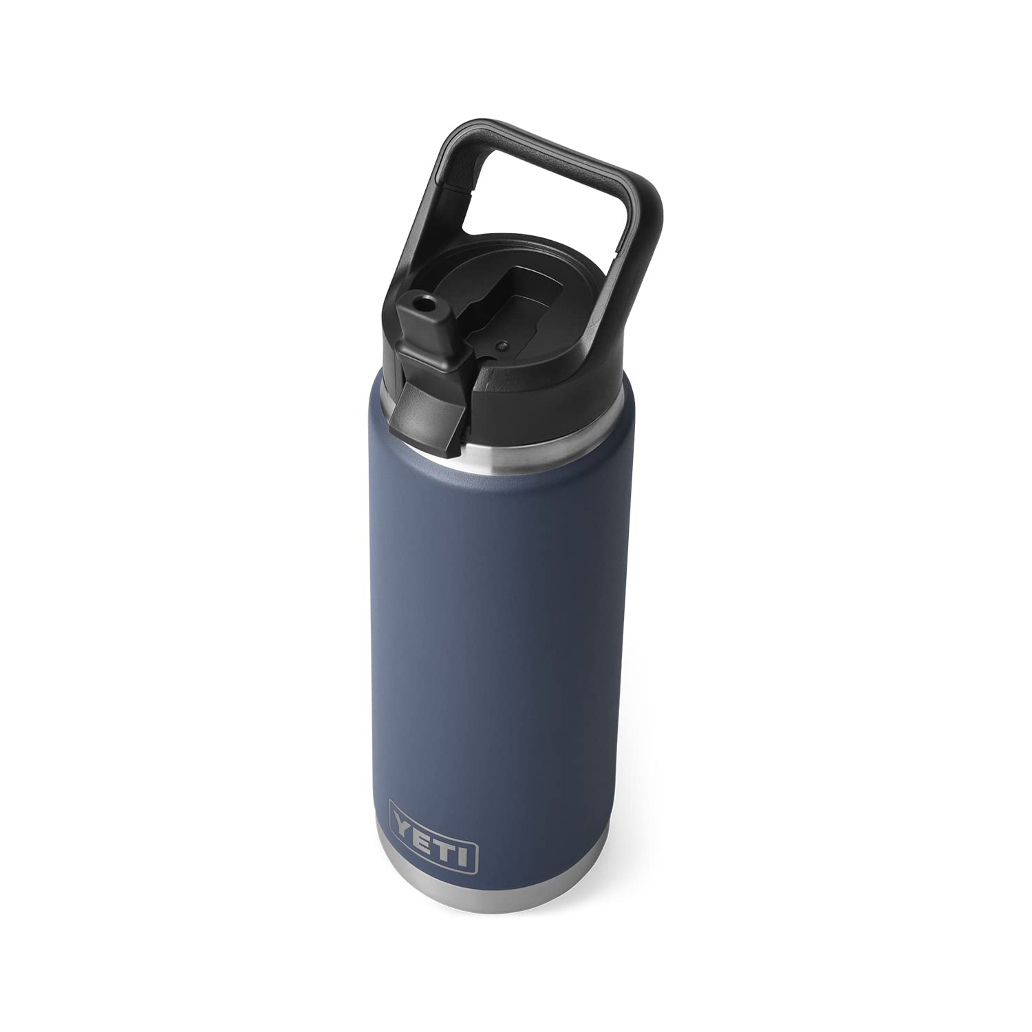 

YETI Rambler 26oz Bottle Vacuum Insulated Stainless Steel with Straw Cap Navy