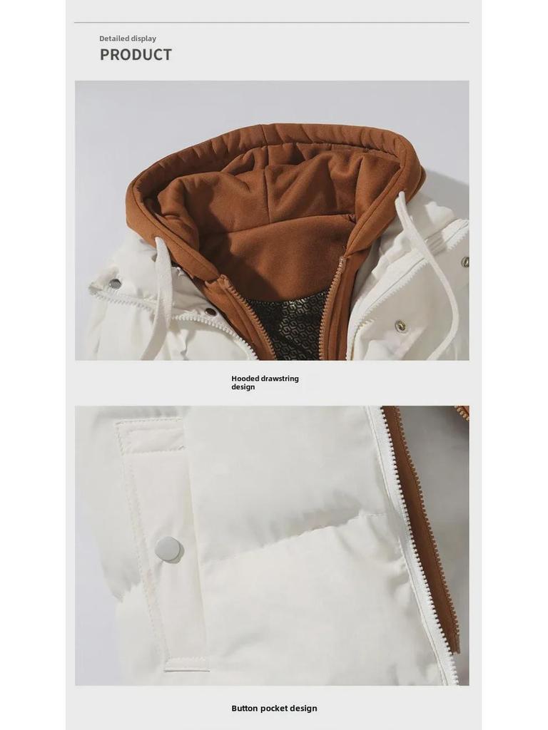 Men's Winter Casual Thick Cotton Vest - Warm, Trendy, and Handsome Waistcoat