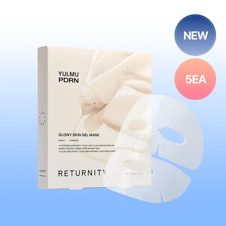 RETURNITY Yulmu PDRN Glowy Skin Gel Mask Sheet 3ea