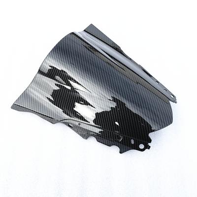 For Yamaha YZF R25 R3 2013 2014 2015 2016 2017 2018 Carbon Fiber Painting Motorcycle Screen Windshield WindScreen Double