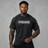 T-shirt Casual Sportiva da Uomo Gymshark Trendy in Cotone Lavato Stampato