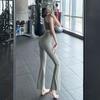 High Waist Flared Yoga Pants - Women's Casual Hip-Lifting, Slimming, Elastic Fit