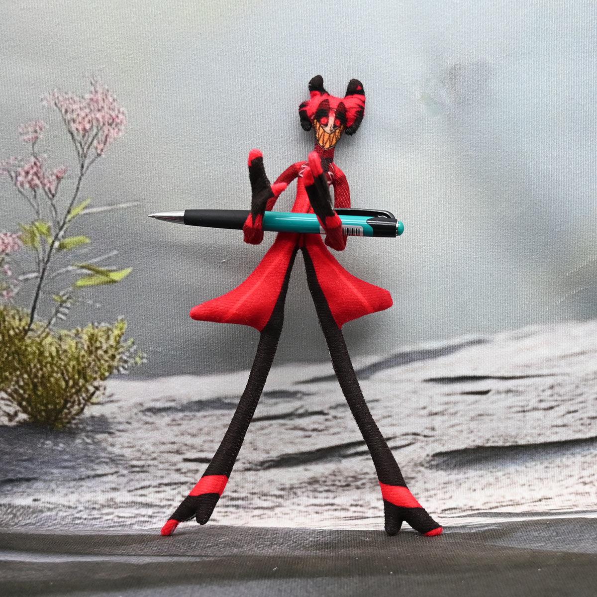 Плюшевые игрушки Hazbined Hotels Аластор Hazbined Hotels Игрушка Vees Нифти Hazbined Hotels Кукла Мягкая игрушка