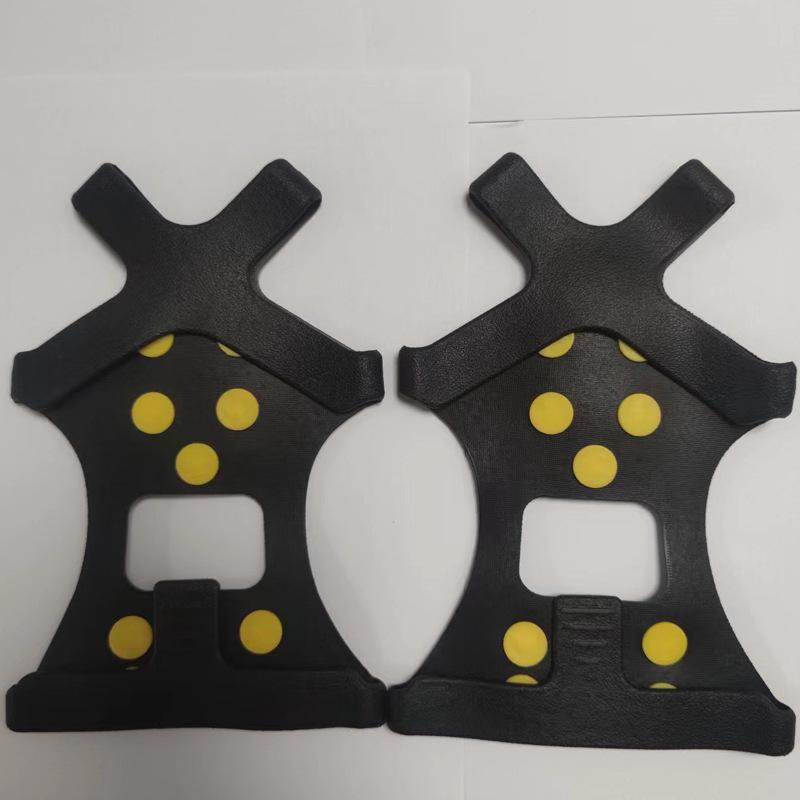 Silicone Ice Cleats: Outdoor Anti-Slip Shoe Covers with Spikes (8, 10, 24-Tooth & 5-Spike Options)