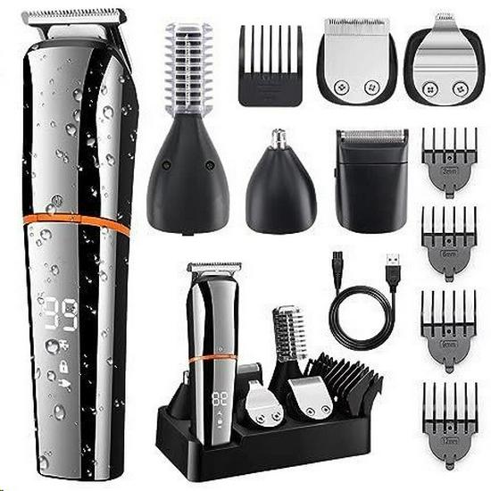 Men's Multifunctional Waterproof Electric Shaver and Hair Trimmer Set