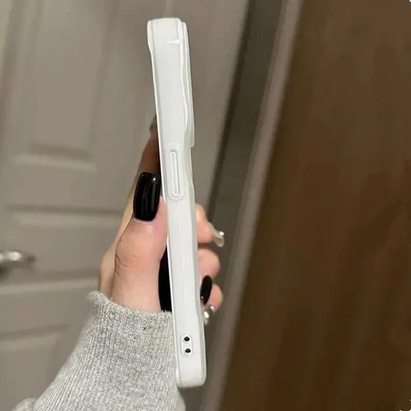 Stylish English Word Kiss Case Funda For iPhone17 Pro Max 16 15 14 13 12 11 Pro Max 16 Plus 17Air Texture Soft Back Cover