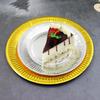 Solid Color Disposable Paper Plates for Party, Picnic, or Birthday