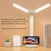 LED Desk Lamp 3 Levels Dimmable Touch Night Light USB Rechargeable Eye Protection Foldable Table Lamp For Bedroom Bedside Readin