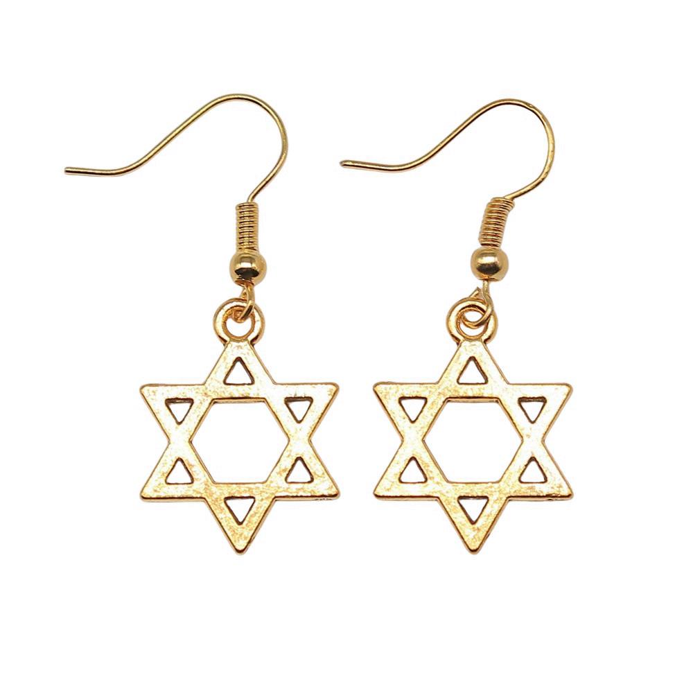 Vintage Best-Seller Celtic Hexagram Triangle Earrings Intricate Design for Bridesmaids Party Wear
