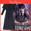 Wednesday Addams Season Two Cosplay Costume With Polyester Blazer For Halloween Parties