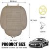 Car Seat Cover for Front Seat, Anti-Slip & Waterproof Leather Auto Front Seat Pad Protector, Durable Driver Bottom Seat Cushion Cover with Storage