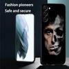Carcasă Telefon Model Cool Tony Montana Pentru Samsung Galaxy S25 S24 S23 S22 S21 S20 Plus Ultra Note20 Negru Moale