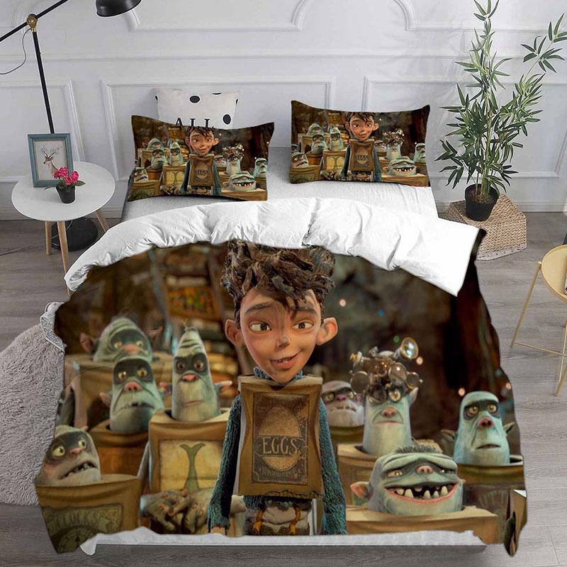 The Boxtrolls Bedding Sets Comforter Quilt Bed Cover Duvet Cover Pillow Case 2-3 Pieces Sets Bedroom Decoration Home Supplies