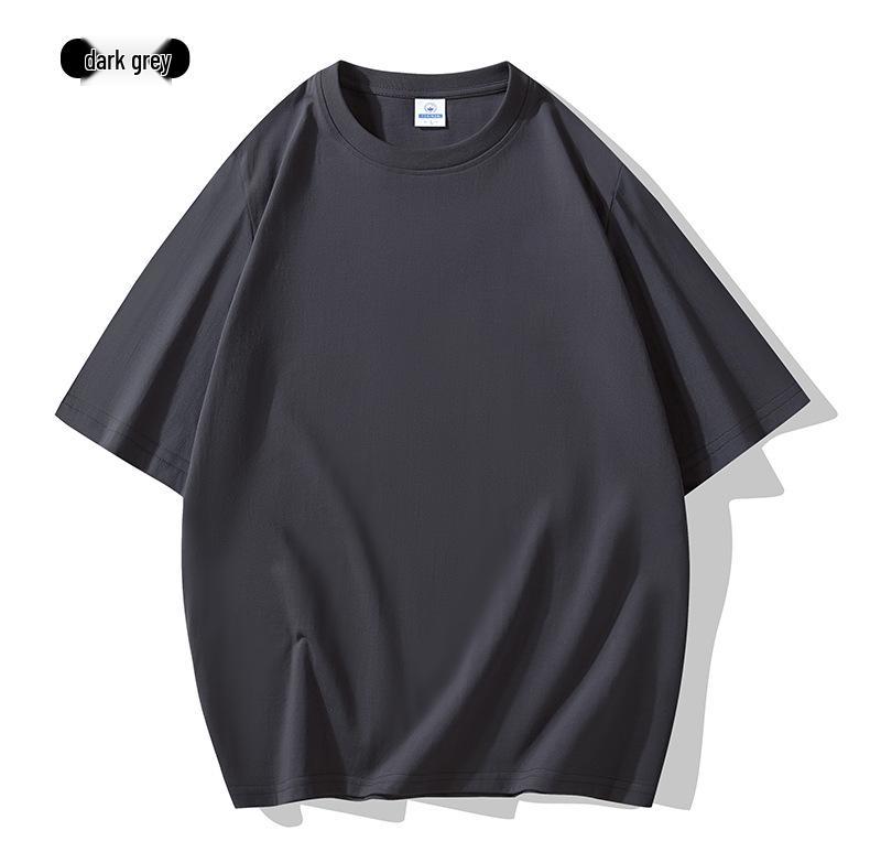 Men's 2025 Summer Trendy Pure Cotton Loose Round Neck Short Sleeve T-Shirt