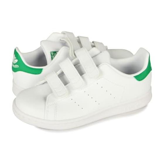 [Adidas] Originals Stan Smith CF C STANSMITH CF C FX7534 Kids Junior Children s Sneakers White x Green UK11.5K (18cm) [Parallel Import]