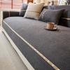 New Four-Season Universal Sofa Cushion Non-Slip High-End Straight Row Sofa Seat Cushion Leather Sofa Cover Cover Cover