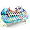Drum Set with Xylophone HeightAdjustable Piano Stand Multifunction Toy for Young