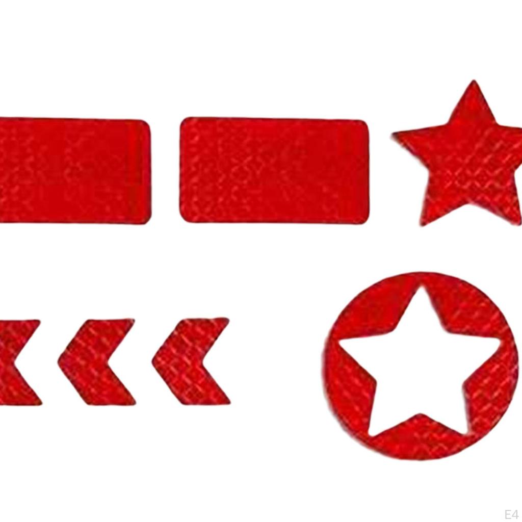 Reflective Safety Stickers for Bicycles and Motorcycles - Enhance Visibility at Night