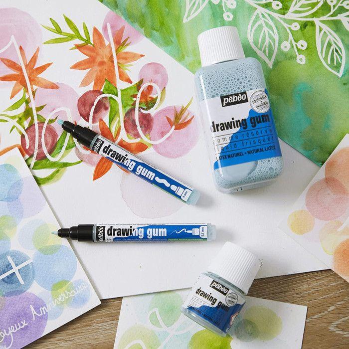 Marqueur - Drawing gum - Gomme à dessiner - Pointe ronde 4mm - Pébéo