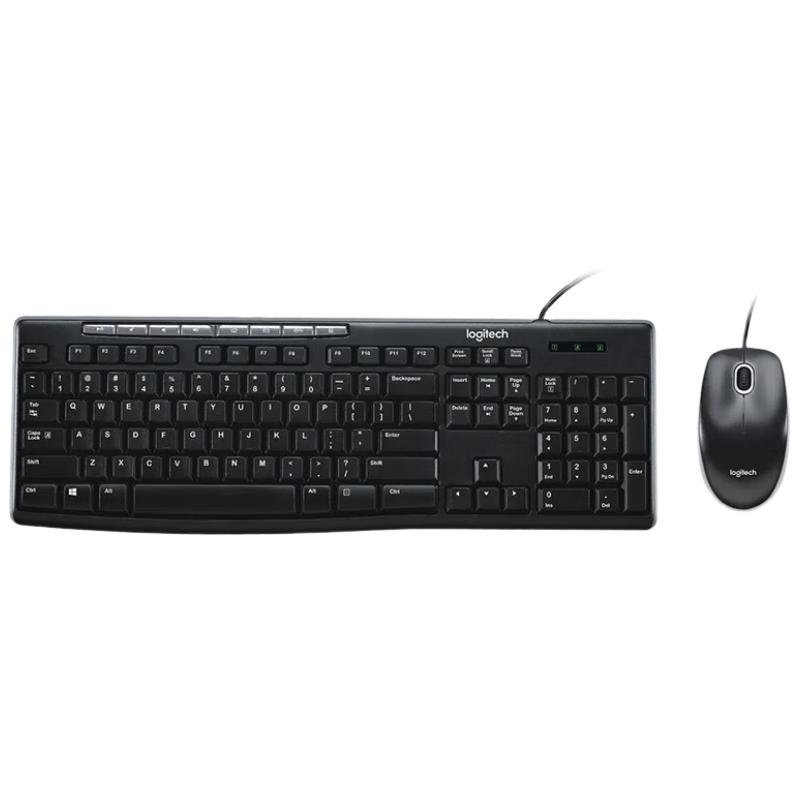 

Logitech MK200 Wired Keyboard and Mouse Combo
