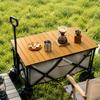 Portable Folding Camping Cart Tabletop Sturdy for Picnics, Tailgating