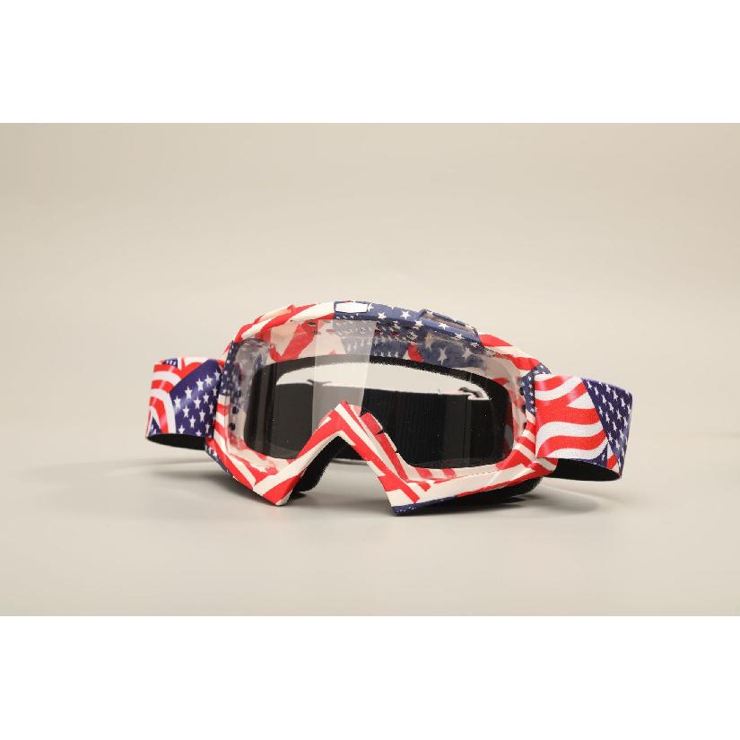 Motorcycle goggles with water transfer print, off-road outdoor riding sports glasses, ski goggles, windproof glasses