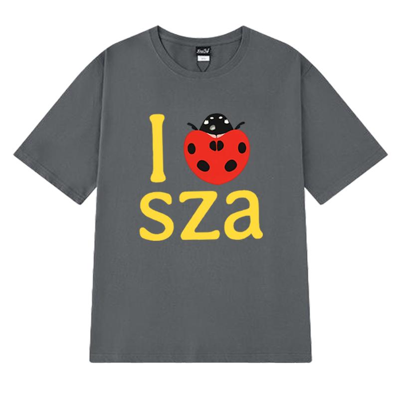 Fashion I Love SZA Grand National Tour 2025 Graphic T shirt Men Women Trend Y2k short sleeve T-shirts Unisex Hip Hop Cotton Tops