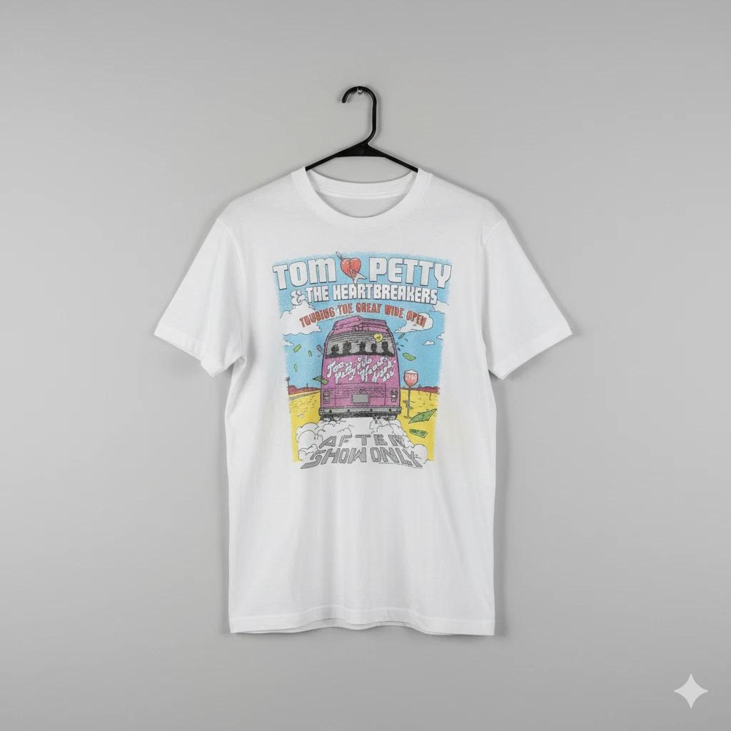 Unisex Adult Vintage Music Tom Petty & The Heartbreakers After Show... XXXL