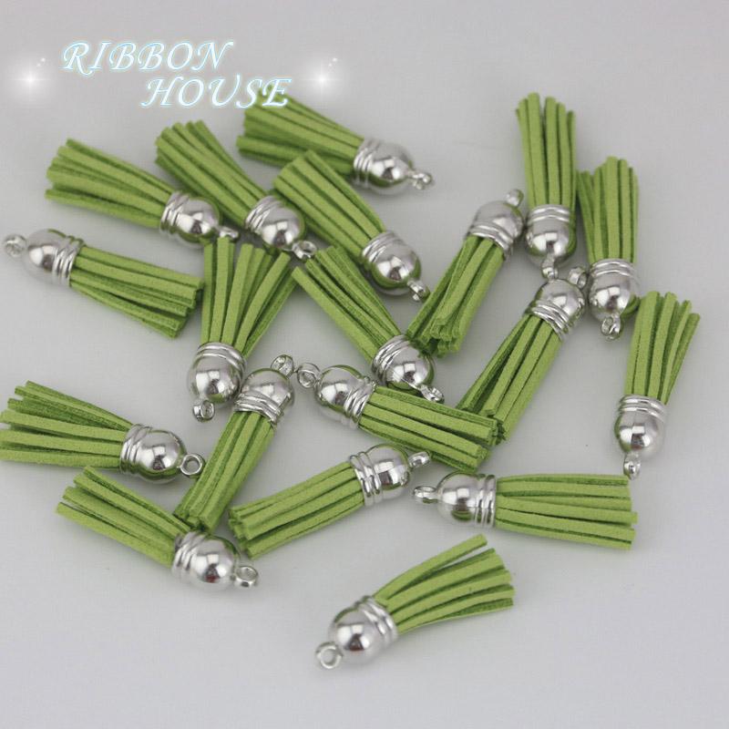 (20 pcs/lot) Tassel Vintage Leather Tassels Fringe for Purl Macrame DIY Jewelry Keychain Cellphone Straps Pendant