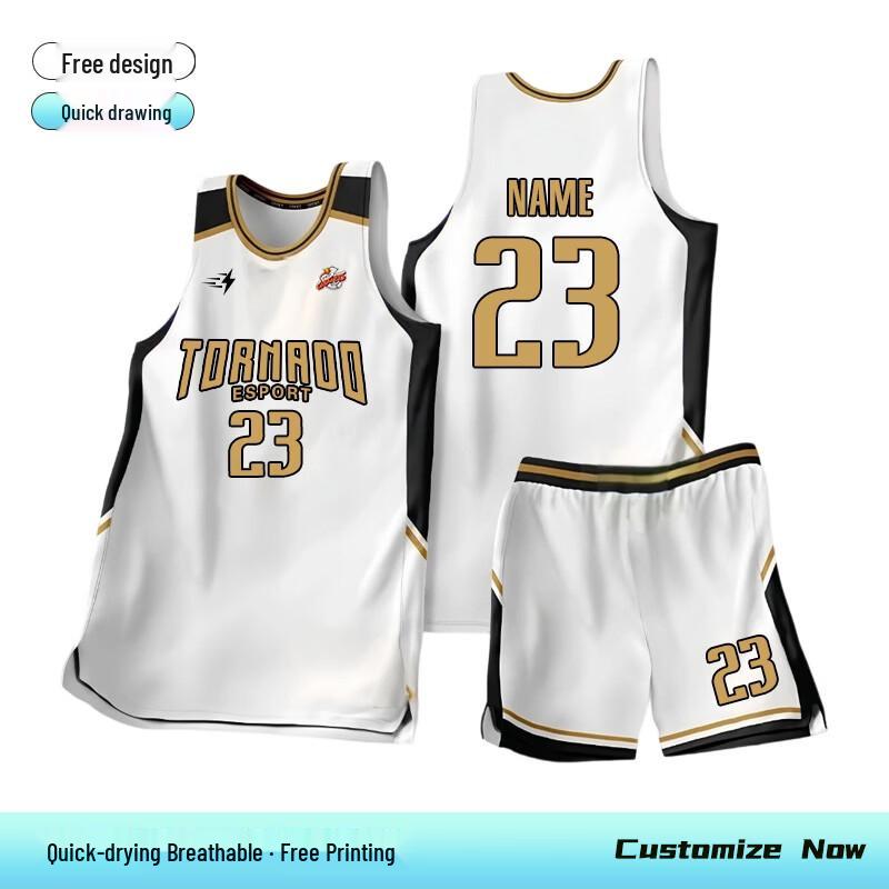Men's Custom American Style Basketball Jersey Set