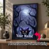 Personalized Gengar Diamond Art Custom Name 5D Diamond Painting Full Drill DIY Craft