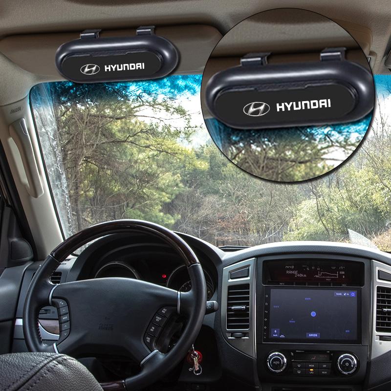 1 Stück Auto Sonnenblende Brillen Aufbewahrungsbox Halter Organizer Autostyling Für Hyundai Mistra Lafesta Elantra Accent IX35 I20 I30 Azera Sonata