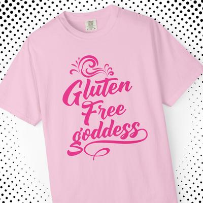 Gluten-Free Goddess T-Shirt: Funny Celiac Awareness Tee - Comfort Colors 1717