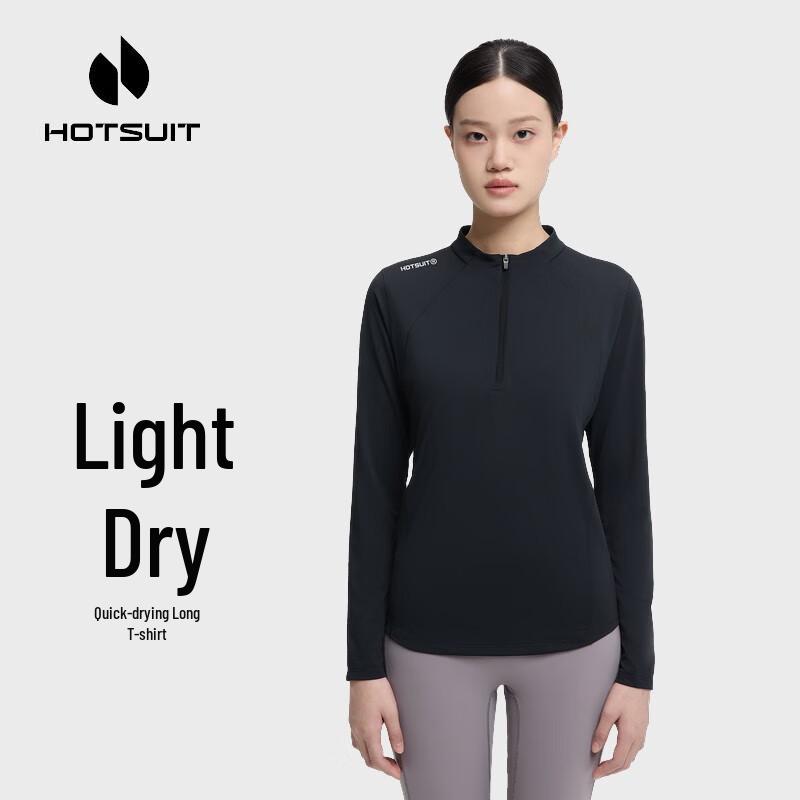 HOTSUIT Women s Quick-Dry Long Sleeve Athletic T-Shirt M