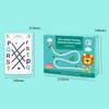 Zabawki Montessori do matematyki Tablet do rysowania z pisakiem Trening kontroli dłoni Gra w dopasowywanie matematyczne Książka Zabawki edukacyjne do nauki Dla dzieci