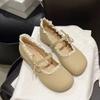 Low-heeled Mary Jane single shoes women's new spring and summer gentle evening shoes shallow mouth Lolita small leather shoes