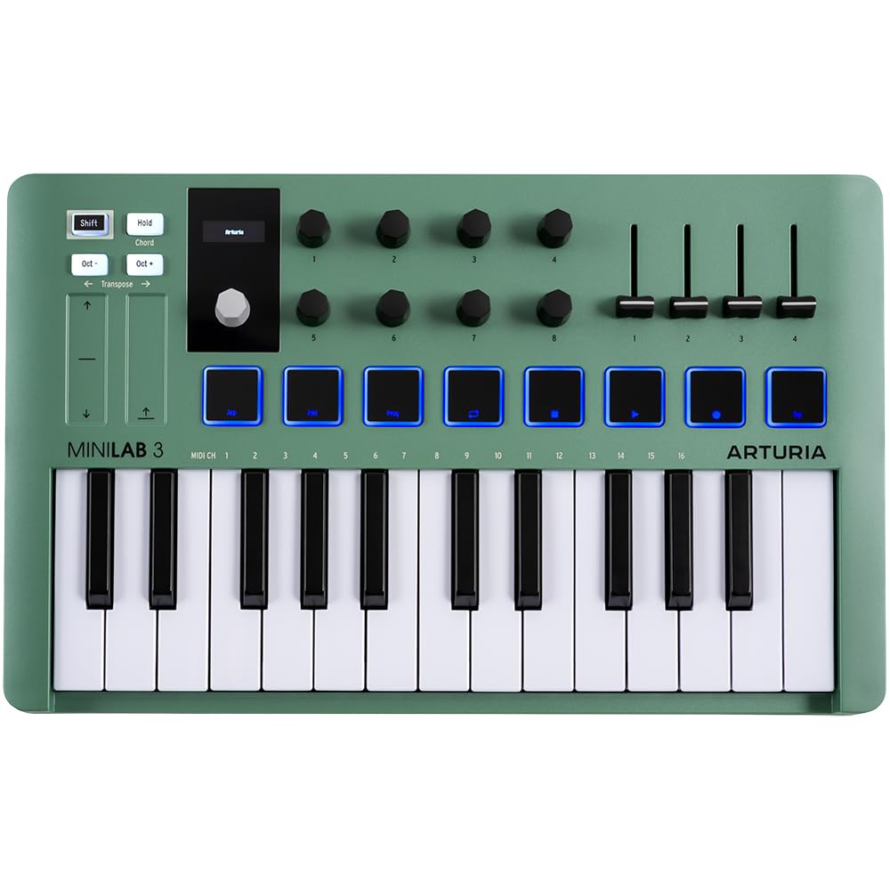 

Контроллер клавиатуры MIDI ARTURIA MiniLab 3 MINT Mint