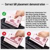 Multi-Currency Cash Counter Money Counter Machine Money Note Counter  LCD UV Counterfeit Detection
