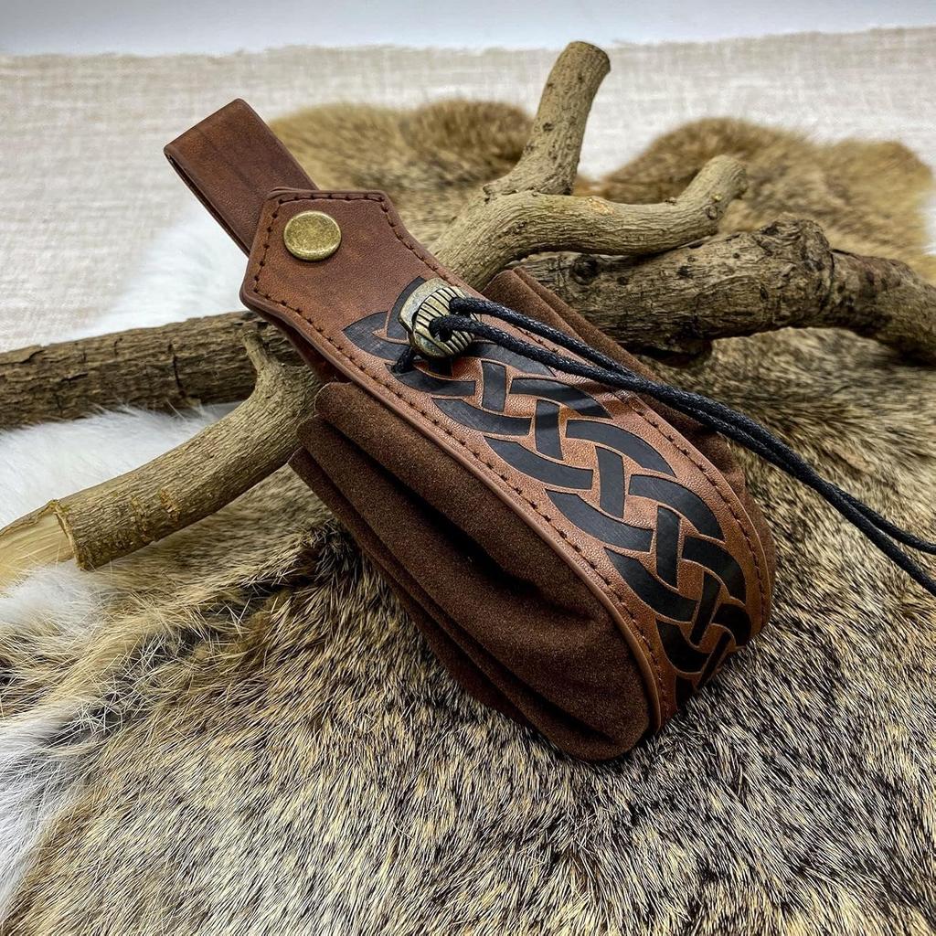 Halloween Renaissance Belt Pouch Coin Purse Phone Holder Skirt Hikes Medieval Viking Pirate Leather Belt Costume Sets