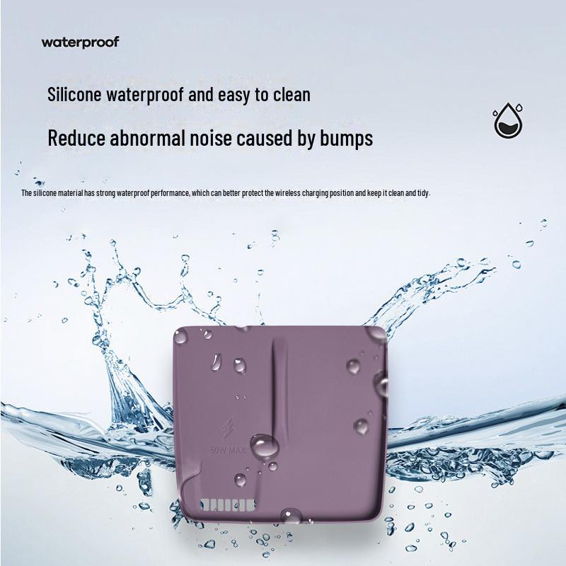 Xiaomi SU7 Silicone Central Control Wireless Charging Pad for Car Interiors