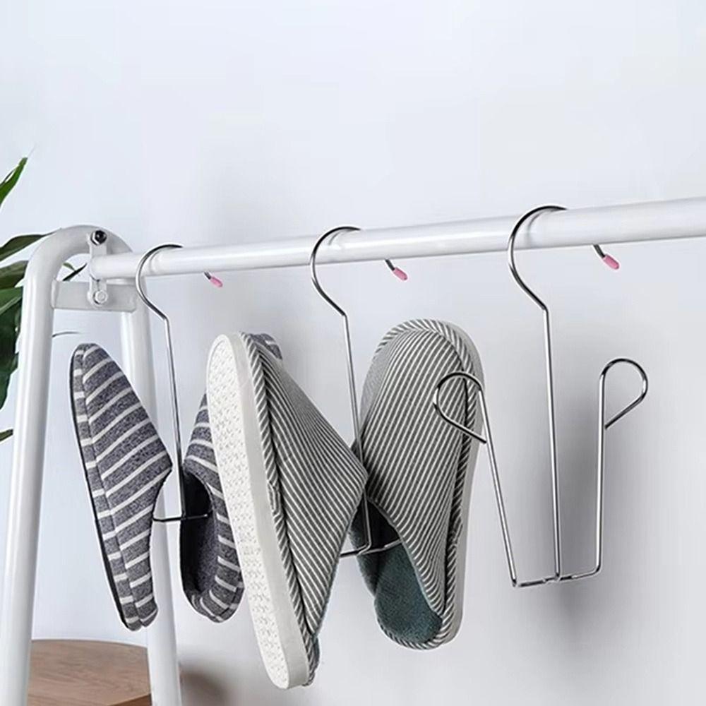 Hanging Shoe Drying Rack Stainless Steel Drying Shoe Hook Portable Shoe Rack