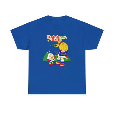 Tílko Rainbow Brite z těžké bavlny, Twink, Kreslený film, Klasický kreslený film 80. let